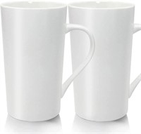 YINUOWEI 20oz Porcelain Coffee Mugs Set Large