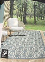 Lan Art Sonoma Outdoor Rug 6’ X 9’ *pre-owned,