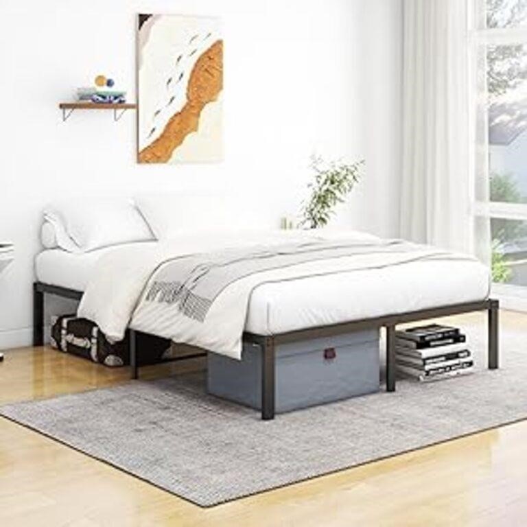 VERFARM 14 Inches Queen Size Bed Frame, Heavy Duty