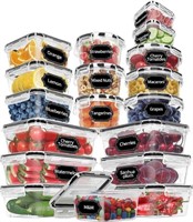 Skroam 36 Pack Food Storage Containers with lids (