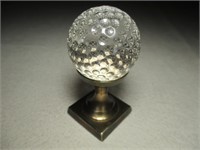 Balle de Golf en crystal et base en laiton
Balle