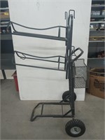 Saddle dolly, with room for two saddles, 56x36x29