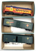 (3) Assorted Brand HO Scale Train Cars/ Athearn