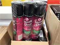 12ct cans of Smooth Sheen conditioning spray