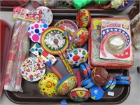 Collection of Tin Noisemakers.