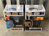 2 FunkoPop! Collectibles, Star Wars, Grand