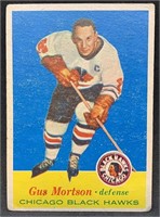 1957 Topps #25 Gus Morton Hockey Card