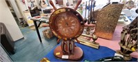 SHIPS WHEEL CLOCK