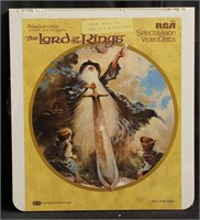 CED Videodisc.  The Lord of The Rings (