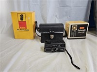 Vintage Kodak Camera, Cases and Light