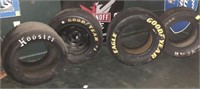 7 RACE CAR TIRES AND RIMS