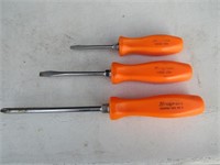 3-snap on screwdrivers