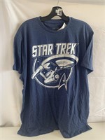 STAR TREK MENS NAVY T SHIRT SIZE 3 XLT