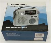 (N) Grundig Emergency Radio. (SKU#1507761).