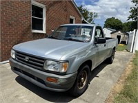 1993 Toyota T100 Pickup 1/2 Ton 2WD. Silver with
