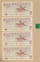 4 Note Lot – Canada Bank Notes