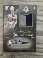 Jarrett Stidham Scripted Swatches Rookie Patch /