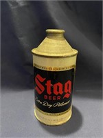 Vintage STAG BEER Conetop Can