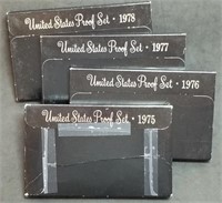 1975, 1976, 1977, 1978 US Mint Proof Sets MIB