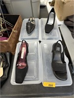 LOT OF 4 PAIRS OF SHOES APPROX SZ 7-7.5