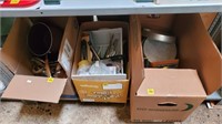 3 Boxes of Farber Pots & Pans, Kitchenware, Bake