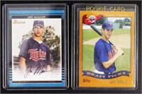 Joe Mauer Baseball 2002 Bowman #379 and 2002