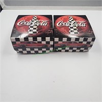 Two Dale Earnhardt Father and Son Coca Cola