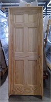 30" 6-Panel Pine Interior Door