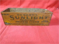 Vintage wood cheese box.