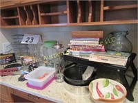 COOKBOOKS, BAKING PANS & GRILL ITEMS