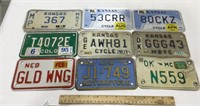 9 motorcycle license plates