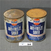 Penray Anti-Freeze Saver Advertising Cans