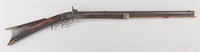 Early half stock Percussion Rifle with set trigger