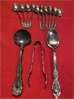 Spoons. Demitasse. 10 mini teaspoons, 4 of 1