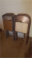 6 Folding Chairs & Poly Table