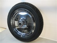 Fat Boy chrome Wheel Some Minor Corrusion 1 Tire