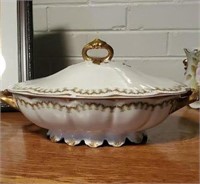 Haviland France casserole style dish has a chip