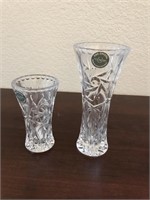 Lenox Crystal Star Vases w/ COA