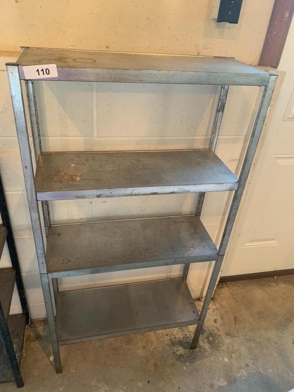 4ft tall x 2ft Wide Metal Shelf