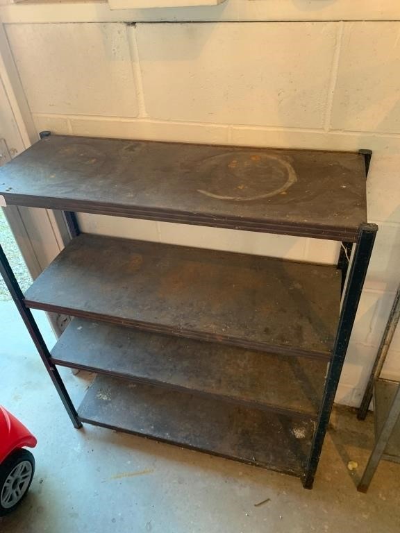 3ft Tall Metal Shelf