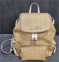 Guess Logo Backpack Purse - Like New