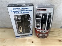 UNUSED Beard trimmers, 1 is rechargeable the