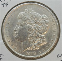 1878 REV 79 7 TF MORGAN DOLLAR CHOICE BU