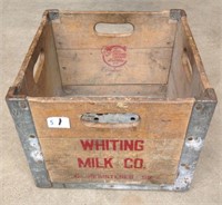 Whiting Milk Company Milk Crate