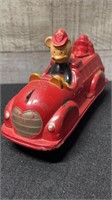 Antique Mickey Mouse 1930's Fire Dept Sun Rubber W