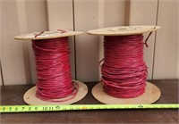 (2) Partial Spools Of Wiring