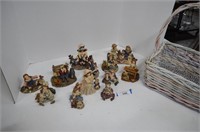 Collection of Boyd's Bears Statues