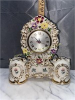Vintage hand painted clock