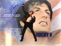 Autograph Rocky V Poster