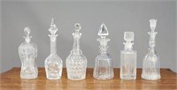 COLLECTION OF DECANTERS